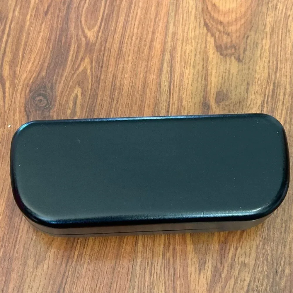 Coach black clam shell sunglasses eyeglass hard case.